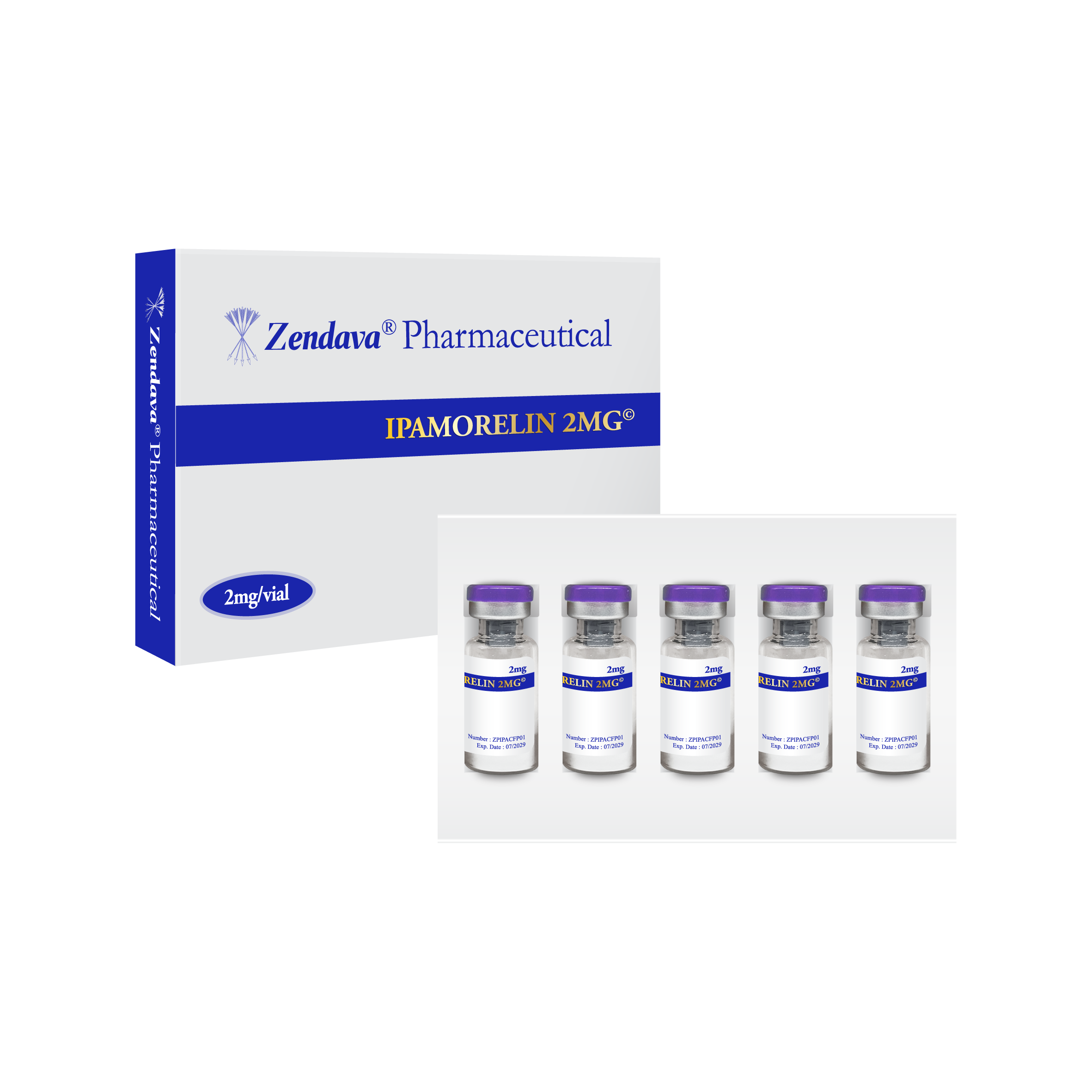 Zendava 5 Vials Superimpose - Ipamorelin 2MG_TB-500-01